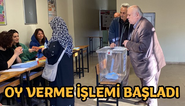 OY VERME İŞLEMİ BAŞLADI