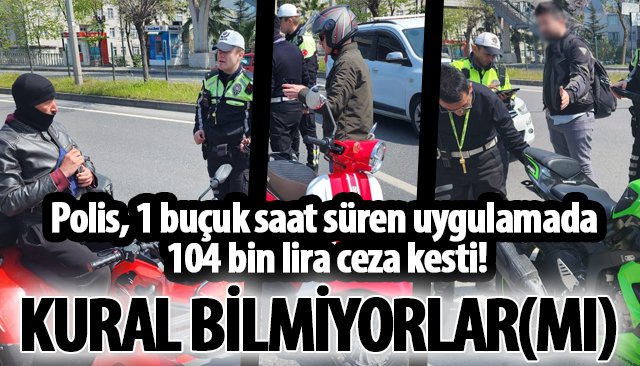 KURAL TANIYAN MOTOSİKLETLİ AZ!