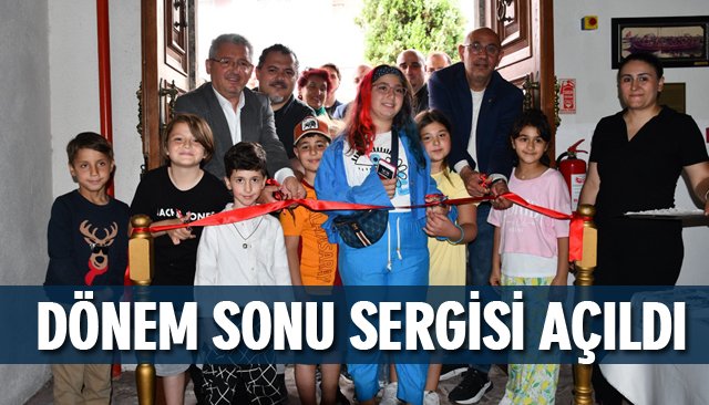 DÖNEM SONU SERGİSİ AÇILDI