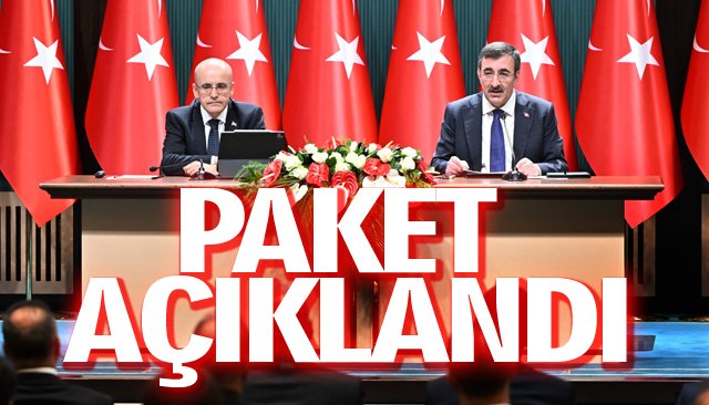 TASARRUF VE VERİMLİLİK PAKETİ AÇIKLANDI