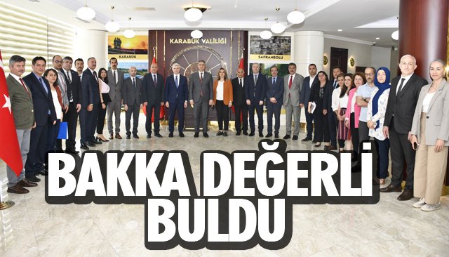 BAKKA DEĞERLİ BULDU