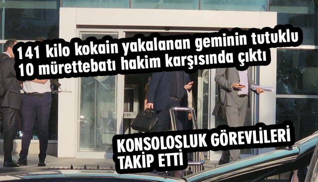 KOLOMBİYA-EREĞLİ ARASI KOKAİN SEVKİYATI
