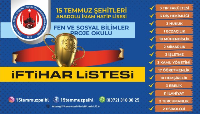 İFTİHAR LİSTESİ