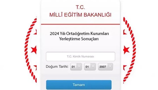 LGS yerleştirme sonuçları açıklandı
