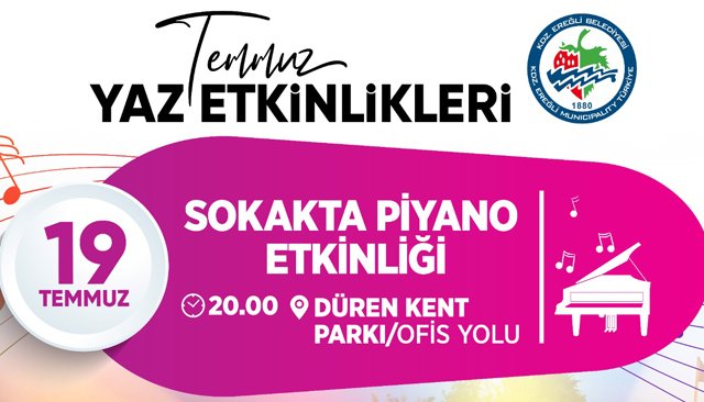 SAHİLDE PİYANO SESİ VAR!