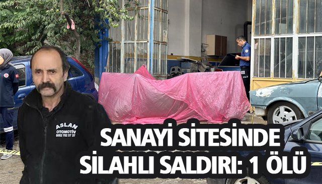 SANAYİ SİTESİNDE SİLAHLI SALDIRI: 1 ÖLÜ
