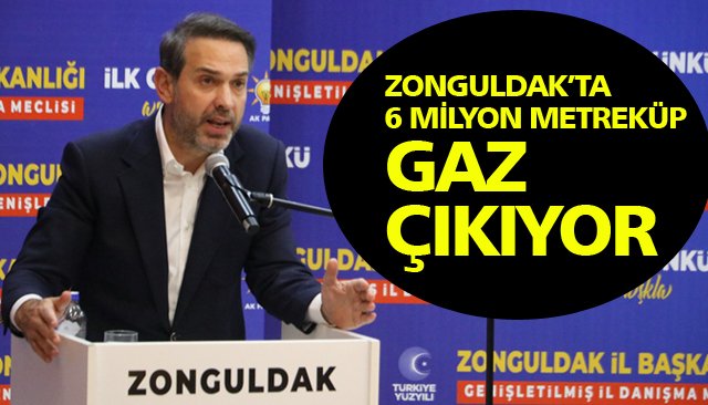 ZONGULDAK’TA 6 MİLYON METREKÜP GAZ ÇIKIYOR