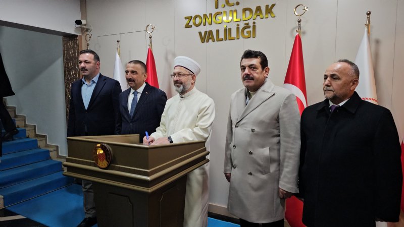 DİYANET İŞLERİ BAŞKANI EREĞLİ’DE KUR´AN KURSU AÇTI - 3