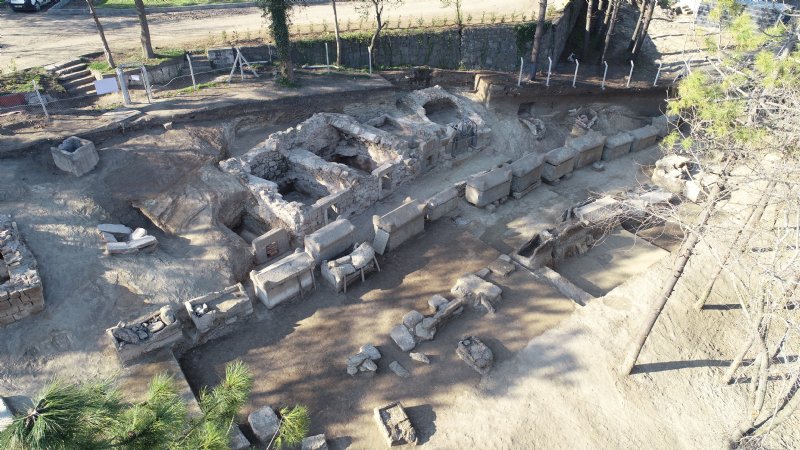 KARADENİZ BÖLGESİ´NİN EN BÜYÜK MEZARLIK ALANI BULUNDU - 2