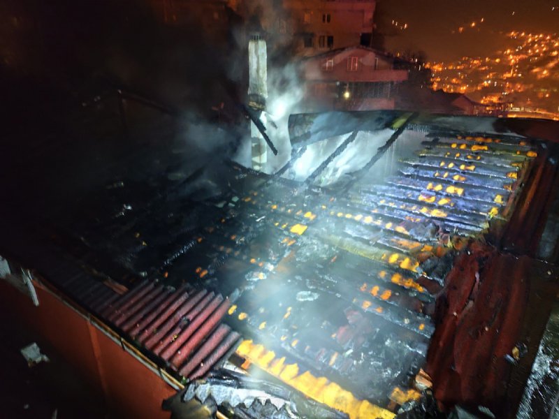 ZONGULDAK’TA YANGIN;  PAPAĞAN KURTARILDI - 2