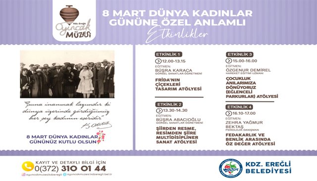 EREĞLİ’DE DÜNYA KADINLAR  GÜNÜ ETKİNLİĞİ