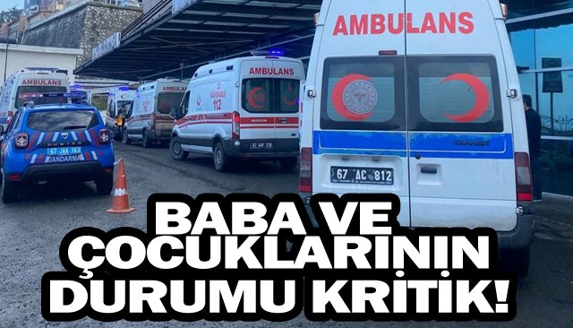 KARBONMONOKSİT GAZINDAN  ZEHİRLENDİLER