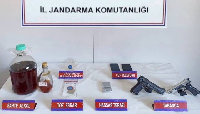 UYUŞTURUCU, SAHTE İÇKİ VE SİLAH…