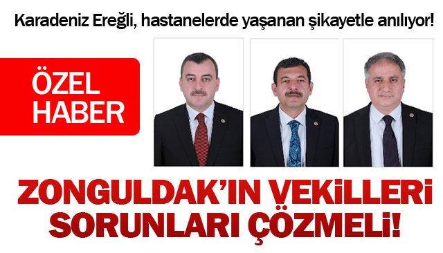 EREĞLİ´DE ŞİKAYET VAR!