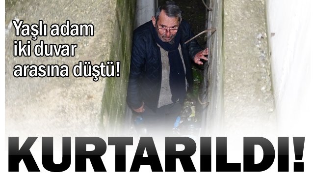 İKİ DUVAR ARASINA SIKIŞTI!