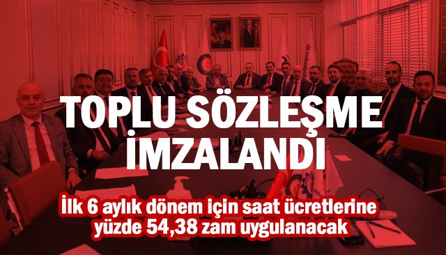 KARDEMİR´DE TOPLU SÖZLEŞME İMZALANDI