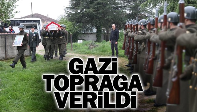 KIBRIS GAZİSİ  TOPRAĞA VERİLDİ