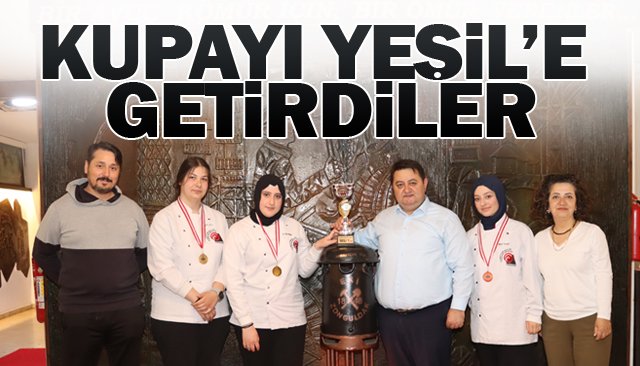 KUPAYI YEŞİL’E  GETİRDİLER