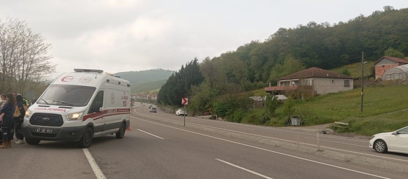 OTOMOBİL TARLAYA UÇTU: İKİ YARALI - 1