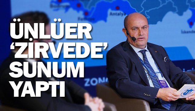 ÜNLÜER ‘ZİRVEDE’ SUNUM YAPTI