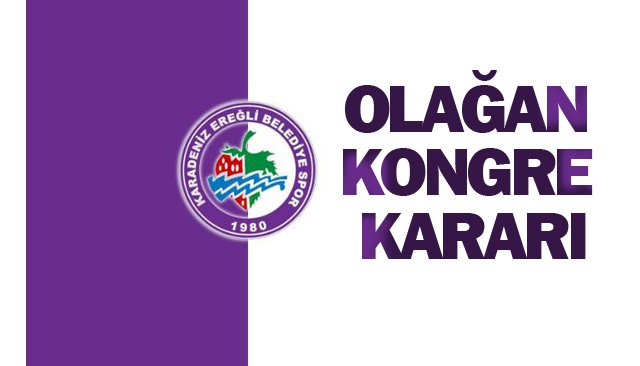 OLAĞAN KONGRE KARARI