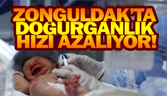 ZONGULDAK’TA  DOĞURGANLIK  HIZI AZALIYOR!
