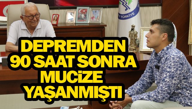 ONU ENKAZIN İÇİNDEN EREĞLİLİ İTFAİYECİLER KURTARMIŞTI