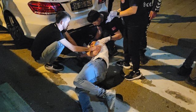 YAYA GEÇİDİNDE ÇAPTI