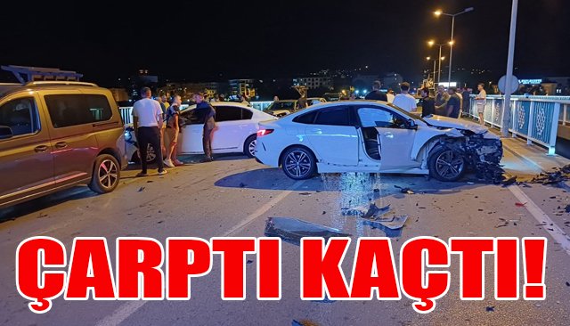 ÇARPTI KAÇTI!