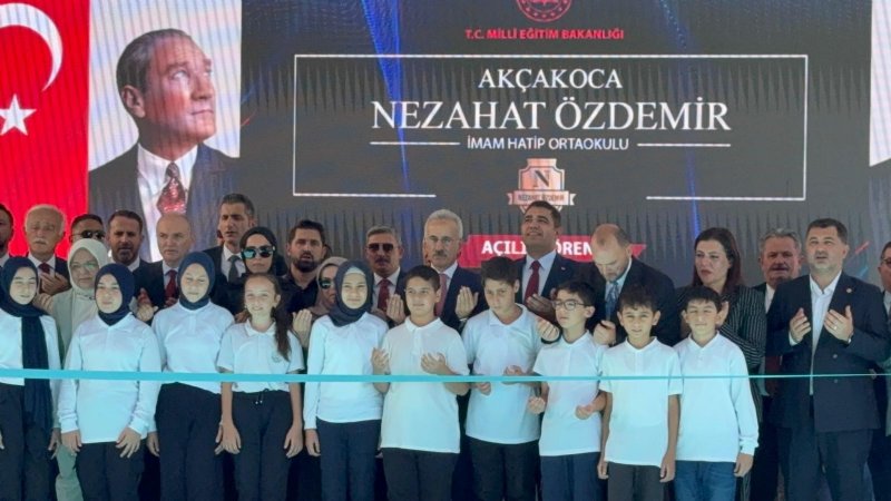 BAKAN AKÇAKOCA’DA KONUŞTU - 1