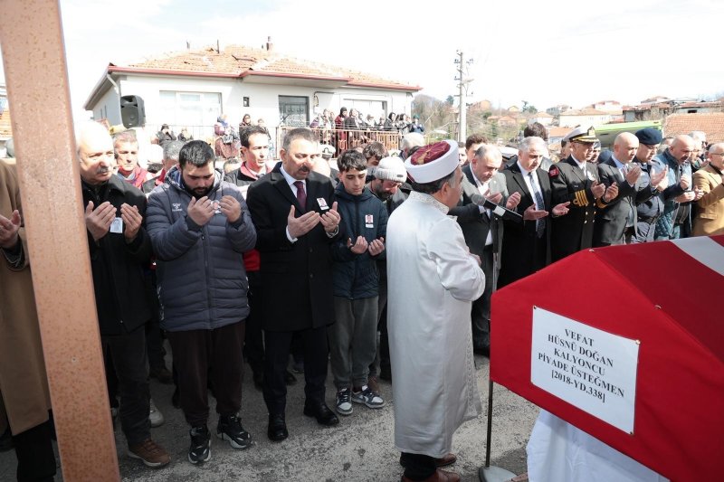 PİYADE ÜSTEĞMEN KALYONCU SON YOLCULUĞUNA UĞURLANDI - 3