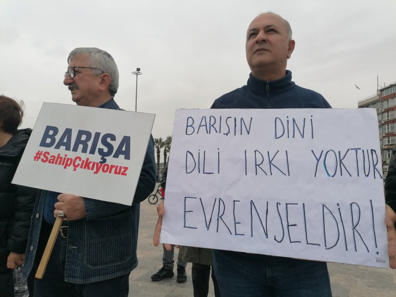 EREĞLİ’DE “SAVAŞA HAYIR  BARIŞ HEMEN ŞİMDİ” EYLEMİ - 4