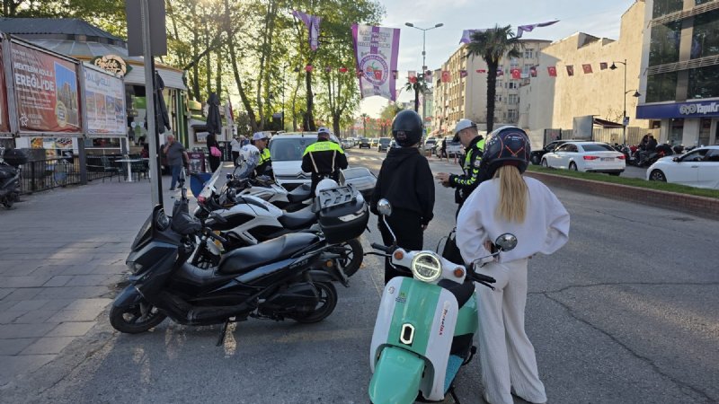 EREĞLİ’DE MOTOSİKLET DENETİMİ - 1