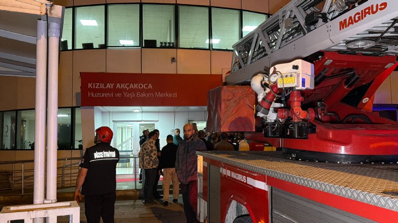 HUZUREVİNDE YANGIN! - 2