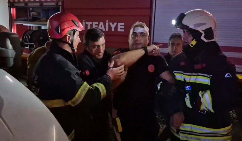 SABAHIN IŞIMASIYLA KORKUNÇ MANZARA GÖRÜNTÜLENDİ - 5