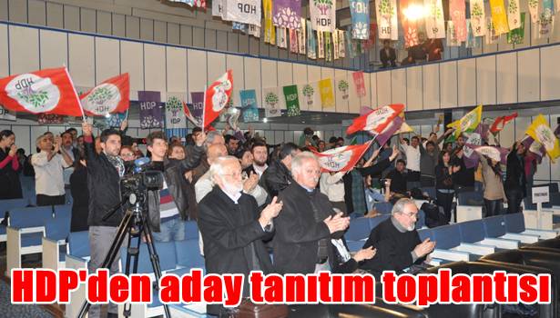 HDP´den aday tanıtım toplantısı