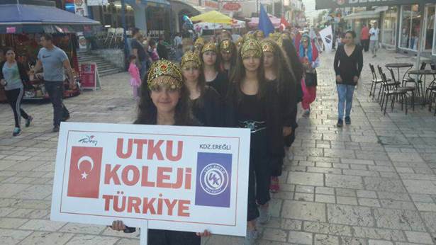 Utku Koleji ekibi Makedonya´da göz doldurdu