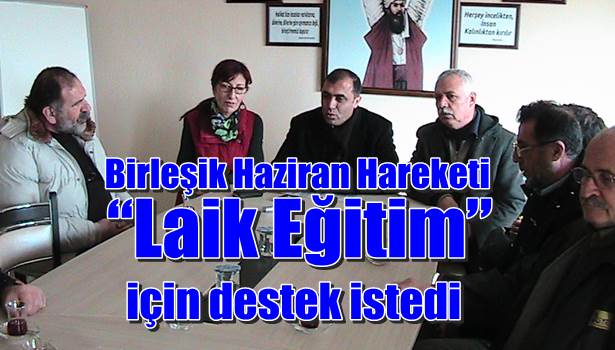 Birleşik Haziran Hareketi ´´Laik Eğitim´´ için destek istedi