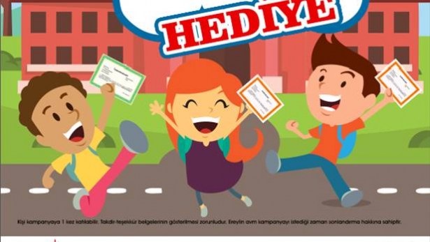 Takdir veya teşekkür belgeni getir, hediyeni al
