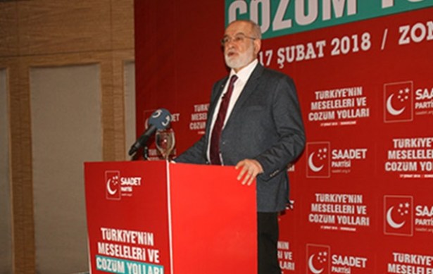 SP Genel Başkanı Karamollaoğlu Zonguldak´ta konuştu...