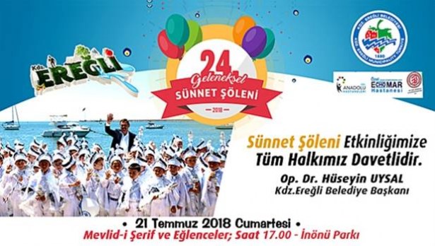 Ereğli Belediyesi´nden mevlitli sünnet şöleni