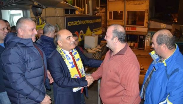 Şahin, Fenerbahçelileri ziyaret etti