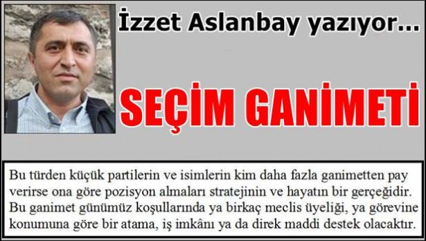 SEÇİM GANİMETİ