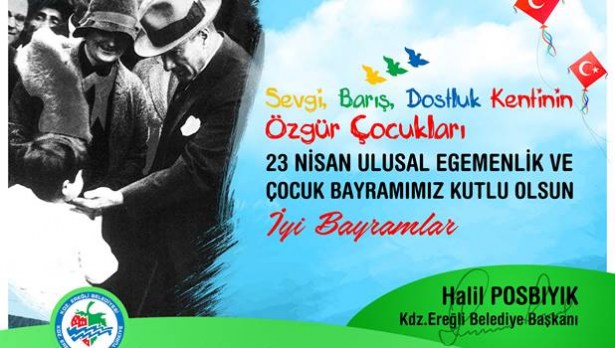 Posbıyık, 23 Nisan kutlama mesajı yayınladı