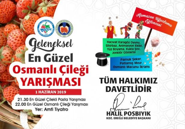 Osmanlı Çileği Yarışmaları yapılacak