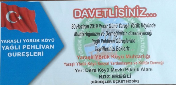 Kaymakamlık, yağlı güreşlere davet etti