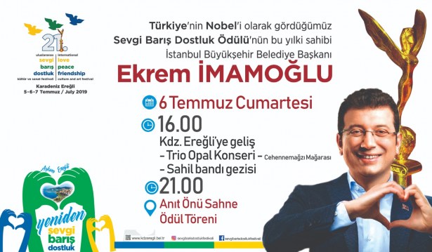 İmamoğlu saat 16.00´da Ereğli´de olacak