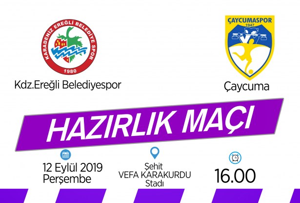 Ereğli Belediyespor hazırlık maçına çıkıyor