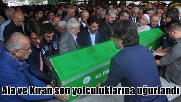 Ala ve Kıran son yolculuklarına uğurlandı