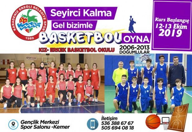 Basketbol okulu için kayıtlar başladı